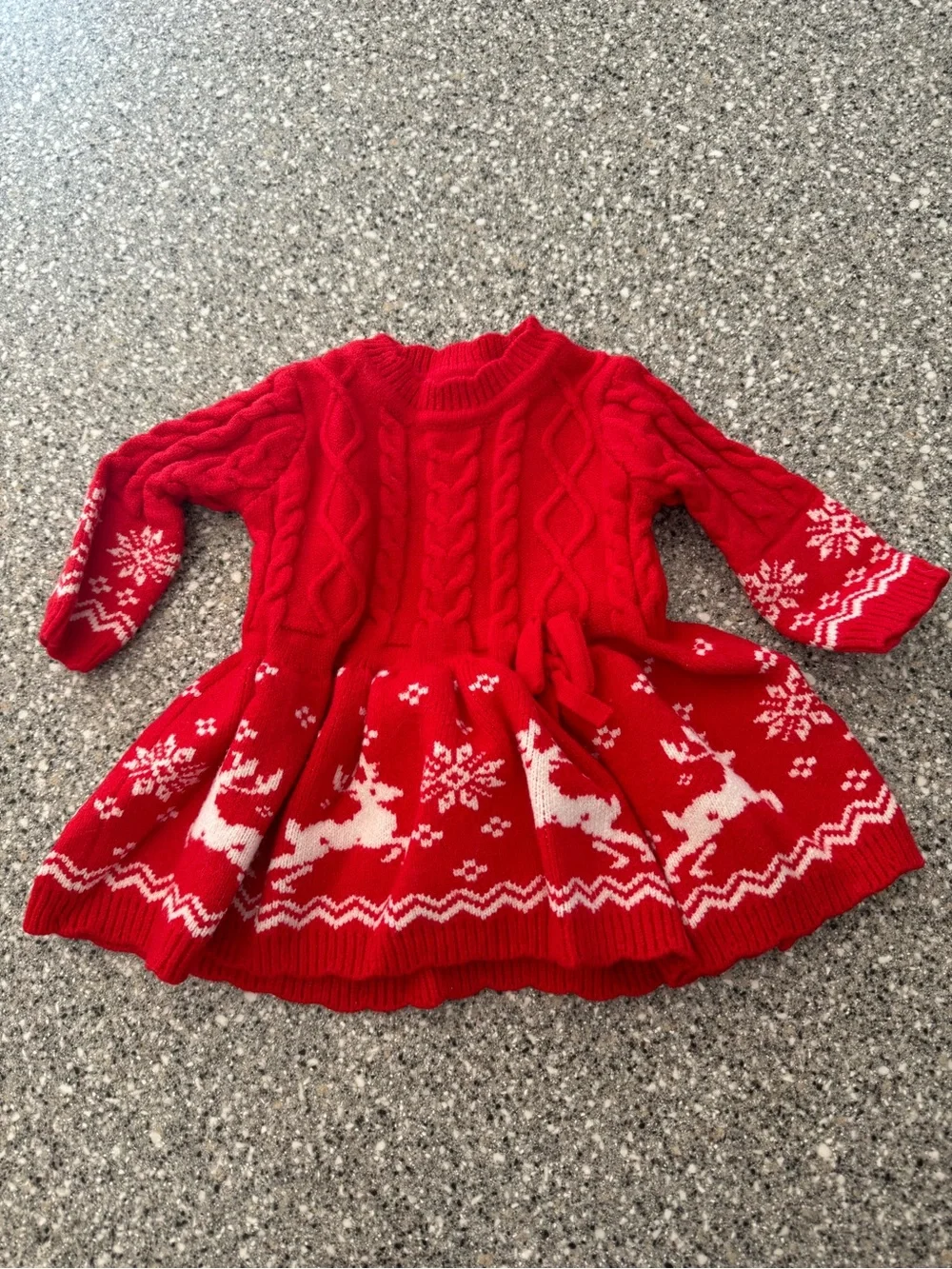 Santa Baby Velvet Baby Dress & Hat - Red with White Trim Christmas dress bundle!